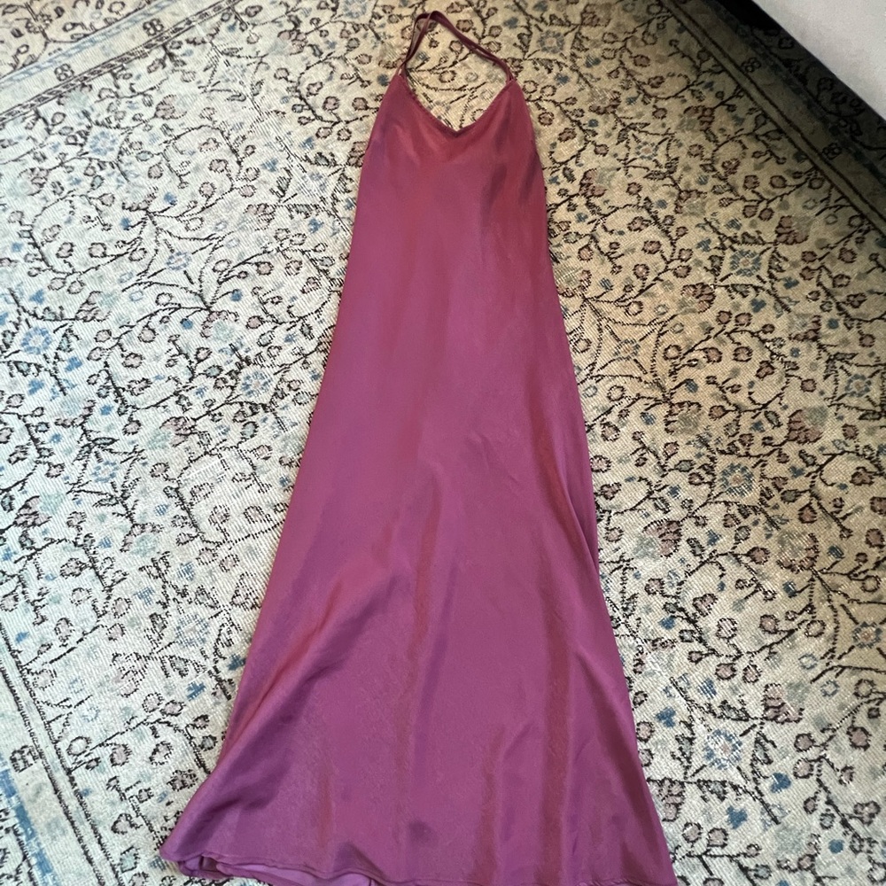 Moussy Silky Midi dress with Tie back